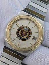 Relógio de quartzo masculino suíço com logotipo colecionável MIDO Royal Saudi Air Force 1980  comprar usado Relógio de quartzo masculino suíço com logotipo colecionável MIDO Royal Saudi Air Force 1980  comprar usado  Enviando para Brazil