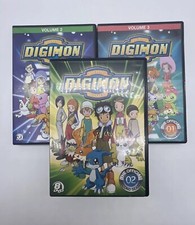 Digimon Season 1 Vol 2 & 3 + Season 2 Complete DVD Lot (11-Disc) Tested comprar usado  Enviando para Brazil