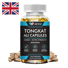 Extrato vegano 3450mg TongKatAli 120 cápsulas forte reforço natural de testosterona comprar usado  Enviando para Brazil