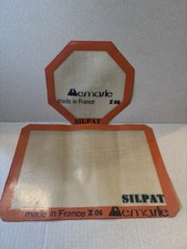 Tapete de cozimento Silpat antiaderente meia folha silicone, 11-5/8 x 16-1/2 e octógono 10,25 comprar usado  Enviando para Brazil