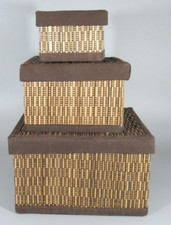Brown bamboo organization for sale  Franklin