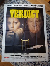 Affiche 1974 verdict d'occasion  Pantin