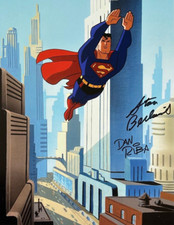 DAN RIBA raro SUPERMAN THE ANIMATED SERIES impressão artística ASSINADA 2x Últimos DOIS 11x17 comprar usado  Enviando para Brazil