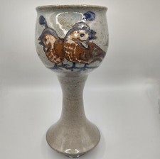 Stoneware goblet chalice for sale  Minneapolis