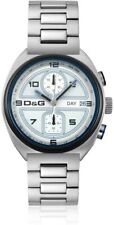 Reloj para hombre Dolce & Gabbana DW0301 Song tono plateado esfera cronógrafo blanca segunda mano  Embacar hacia Argentina