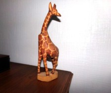 Girafe bois 30cm d'occasion  Avranches