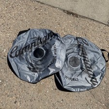 Usado, Vintage Campagnolo Racing Wheels Conjunto de Bolsa de Rodas Par 700c Estrada Prata comprar usado  Enviando para Brazil