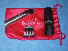 BEECHLER BELLITE AÇO INOXIDÁVEL 7 PONTAS SAXOFONE ALTO BOCAL, LIGADURA, TAMPA comprar usado  Enviando para Brazil