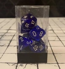 Chessex translucent blue for sale  Port Saint Lucie
