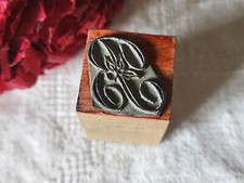 Tampon ancien monogramme d'occasion  Senozan