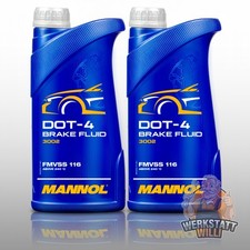 Liter mannol bremsflüssigkeit gebraucht kaufen  Meppen