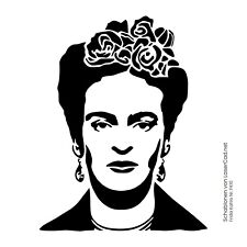 Stencil frida kahlo usato  Spedire a Italy