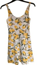 H&M Letnia sukienka w stylu retro z nadrukiem w cytryny na sprzedaż  PL