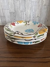 (4) Pratos de jantar vintage Vida Espana por Eva Mendes JARDINE redondos 11" comprar usado  Enviando para Brazil