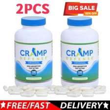 Pacote com 2 Cramp Defense Original Alta Absorção Ação Rápida 180 Cápsulas comprar usado  Enviando para Brazil
