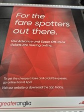 Greater anglia fares for sale  WARE