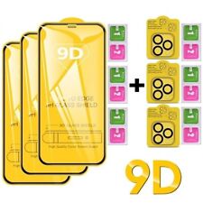 Usado, 9D Protection Écran Verre Trempé+Caméra iPhone 16 15 14 13 12 11 X Pro Max Mini comprar usado  Enviando para Brazil