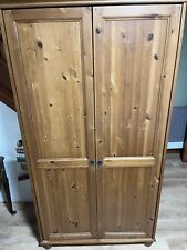 Solid pine wardrobe for sale  CONGLETON