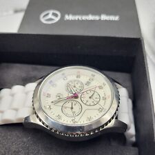 Relógio cronógrafo suíço Mercedes Benz feminino acessório de carro cristais Swarovski comprar usado  Enviando para Brazil