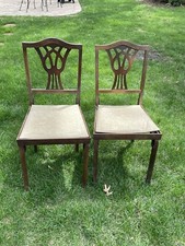 Two folding chairs for sale  La Grange