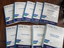 Kaplan schweser cfa for sale  Depew