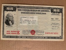War savings bond for sale  Concord