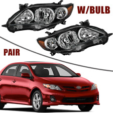 Faróis pretos Fit 2011-2013 Toyota Corolla S XRS faróis LH RH 8111002B60 comprar usado  Enviando para Brazil