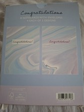 Congratulations notecards enve for sale  FELTHAM