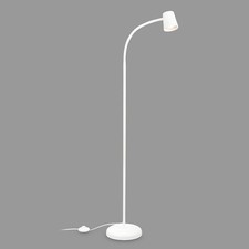 Lampa podłogowa Briloner obrotowa z przyciskiem nożnym oświetlenie pośrednie białe na sprzedaż  PL