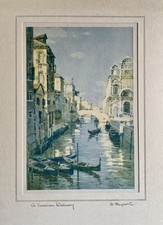Vintage print venetian for sale  WREXHAM