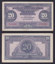 Banconota austria alliierte usato Banconota austria alliierte usato  Chieri