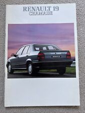 Renault chamade brochure for sale Renault chamade brochure for sale  FARNHAM