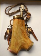 Pulverflasche horn pulverhorn gebraucht kaufen  Ebermannstadt