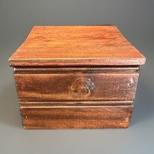 Vintage wooden trinket for sale  Chesterfield