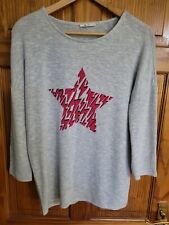 Grey jumper pink for sale  KIRKCALDY