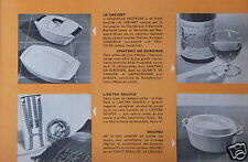 Publicité 1961 creuset d'occasion  Longueil-Sainte-Marie