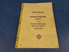 Telefunken funksprechgerät fu gebraucht kaufen  Buchen (Odenwald)