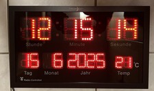 Große led funkuhr gebraucht kaufen  Remscheid