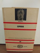 Epicuro opere nue usato  Italia