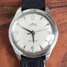 Vintage Mido Multifort Powerwind Grande Caixa 36mm, Relógio Automático, Todo em Aço comprar usado  Enviando para Brazil