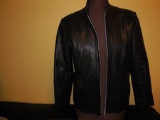lederjacke schwarz vintage gebraucht kaufen  Mönchengladbach