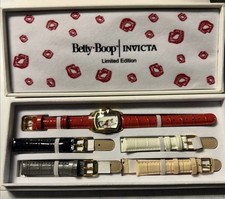 Conjunto de relógio Invicta Betty Boop edição limitada 5 pulseiras intercambiáveis, usado comprar usado  Enviando para Brazil