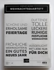 Stampin stempelset weihnachtsq gebraucht kaufen  Dresden