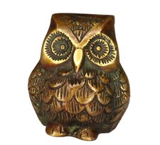 Figura de exposição coruja estilo antigo feita à mão estátua de bronze decoração para casa peça de exibição comprar usado  Enviando para Brazil