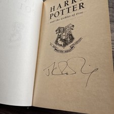 Signed rowling harry for sale  SOUTH QUEENSFERRY
