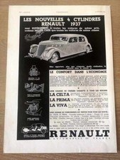 Publicité 1936 renault d'occasion  Bordeaux-