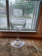 Copo de cerveja Stag Brewery gravado haste longa Belleville IL 1 milhão de barris 1982 comprar usado  Enviando para Brazil