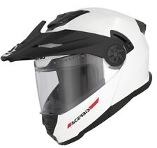 CASCO MOTO HELMET ADVENTURE MODULARE ACERBIS RIDER BIANCO WHITE TG M comprar usado  Enviando para Brazil