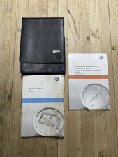 Scirocco owners handbook for sale  RICHMOND