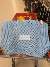 Bolsa tote de praia Dolce Gabbana azul claro tecido verão - Azul céu - Grande - NOVA comprar usado  Enviando para Brazil